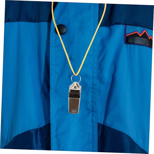 12 silbatos deportivos de acero inoxidable para entrenamiento miniatura 6
