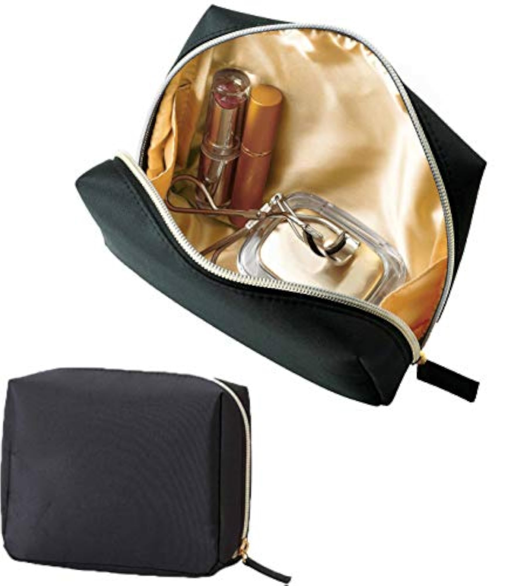 Stylish Square Cosmetic Pouch, 4.7 x 5.9 x 2.0 inches