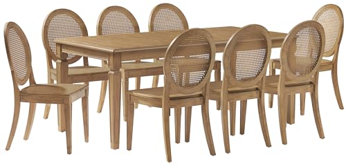 Crosley Furniture Katia Traditional Dining Table Set for 8, Dinner