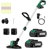KIMO Weed Wacker Cordless Battery Powered w/ 2 x 2.0Ah Batteries only .99: eDeal Info
