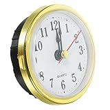 Angoily Uhreneinsatz Mit Zifferblatt Miniatur Ersatz-uhreinsatz Kunststoff-uhrenkopf Für Heimwerker