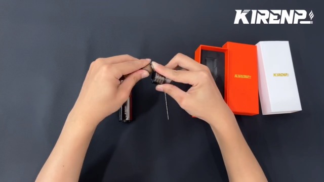 Encendedor triple antorcha con accesorios para cigarro miniatura 7