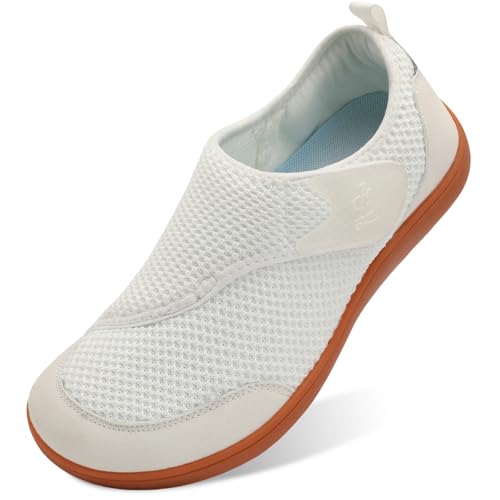LeIsfIt Wide Diabetic Barefoot Walking Shoes