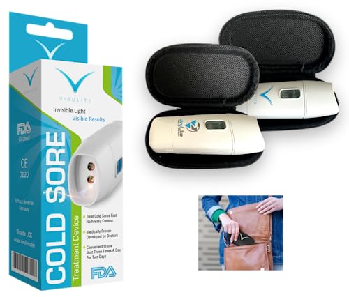 Bundle: Virulite CS Cold Sore Device with Protective Case