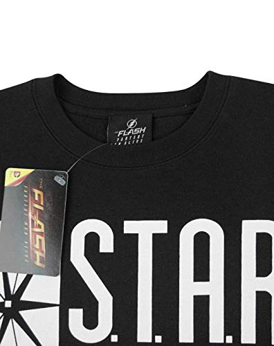 Noisy Sauce Flash TV Star Laboratories Boy's Sweatshirt (7-8 Years) Black4