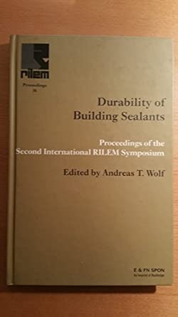 Durability of Building Sealants (Rilem Proceedings, 36)  book cover