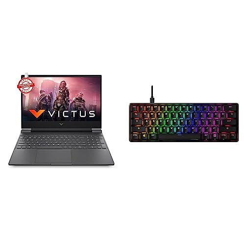 Image of HP Victus Gaming Laptop AMD Ryzen 5 5600H 15.6 inch(39.6 cm) FHD IPS Gaming Laptop & Alloy Origins 60 Red Switch