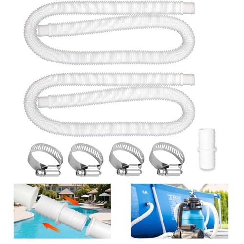 Anyingkai Ersatzschlauch Pool 32mm,Poolschlauch 32mm 1.5m,Poolpumpe Ersatzschlauch,Schwimmbadschlauch Ersatzschlauch,Ersatzschlauch für den Pool,Pool zubehör Schlauch 32mm,Pools Schlauch Zubehör