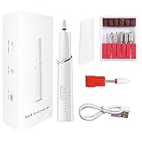 Cordless Nail Drills for Acrylic Gel Nails, Pasomlin Electric Nail Drill Machine USB...