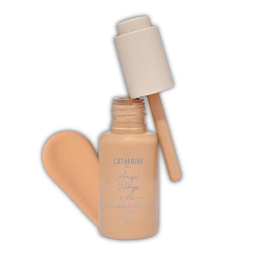 Base Média Cobertura Matte Cor MC3.5 Livre de Óleo e Silicone Angel Wings Pri Lessa Catharine Hill 30ml