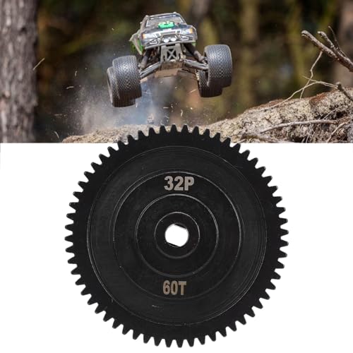 Lybunair Stirnradgetriebe Edelstahl 60T 32P für SCX10 PRO 1/10 RC Car Upgrade-Teile