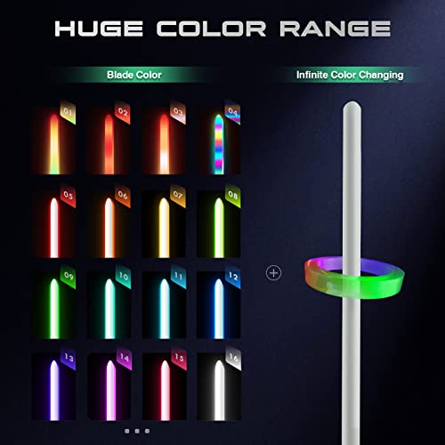 DAMIENSABER Xenopixel V3 Motion Control Light Saber, 34 Sound Fonts Sabers, Smooth Swing Dueling Light Sabers with Infinite Color Changing Light Saber for Adults, Premium Metal Hilt Rechargeable by DAMIENSABER - Used condition - Image 5