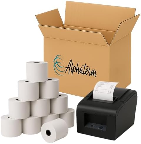 Bobina Térmica 80x80 Pdv Cupom Impressão 16 Rolos Cor Branco Alph...
