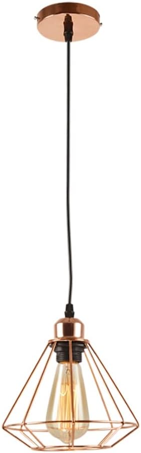 COSFEEL 7.8in Ch Iron Art Boerderij Kroonluchter Moderne Minimalistische Hanglampen Voor Buiten Creatieve Persoonlijkheid Industriële Lamp Verstelbare E27-basis Home Keukenverlichting,Thuisverlichting COSFEEL