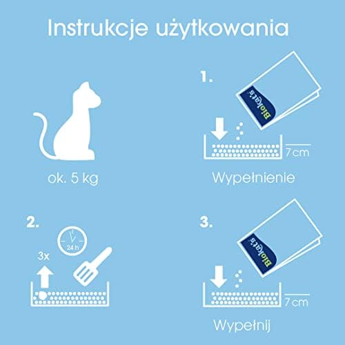 Biokatʼs Diamond Care Fresh żwirek o zapachu zasypki dla niemowląt - Drobnoziarnisty żwirek dla kota z węglem aktywnym i aloesem - 1 worek (1 × 10 l)