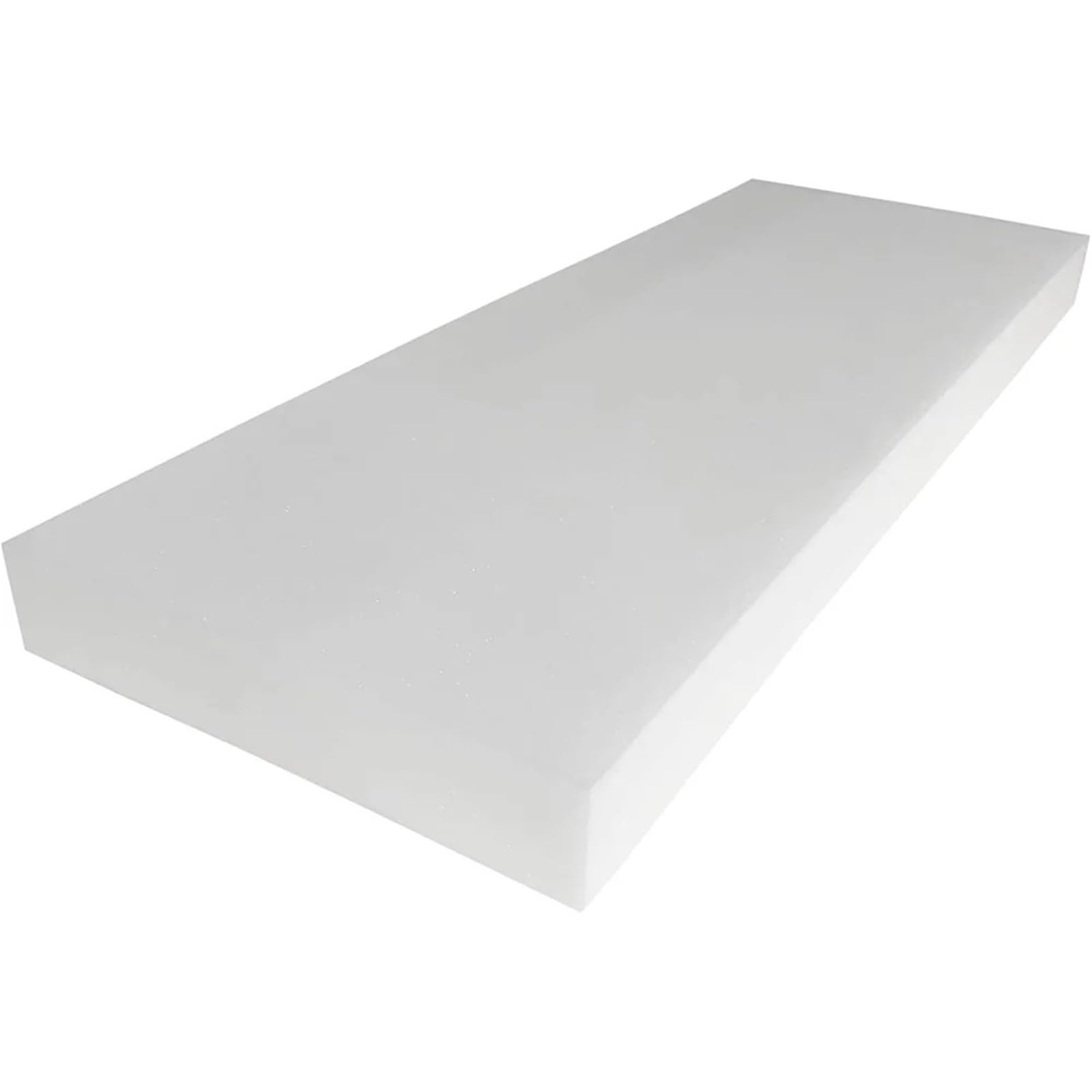 Sofa Stützpolster 45D Weißer Schaumstoff, hochdichter weißer, Sitzbankkissen, Matratzenkern, Polsterersatzpolster(50x50x5cm)