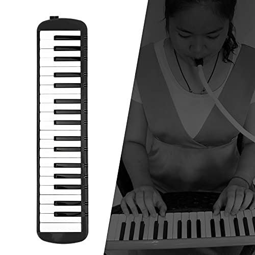 37 Keys Melodica, Impact Convenient Easy To Play Melodica Blowpipe Kit for Playing for Concert(black) - Image 2
