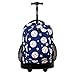 J World New York Sunny Rolling Backpack for School & Travel, 17 inch
