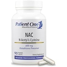 Patient One NAC N-Acetyl Cysteine 600 mg | Supplement to Support Immune, Respiratory and Liver Health* | 90 Capsules
