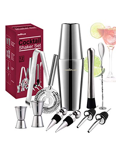 image for INNÔPLUS Cocktail Shaker, Martini Shaker, Drink Shaker, Cocktail Shak