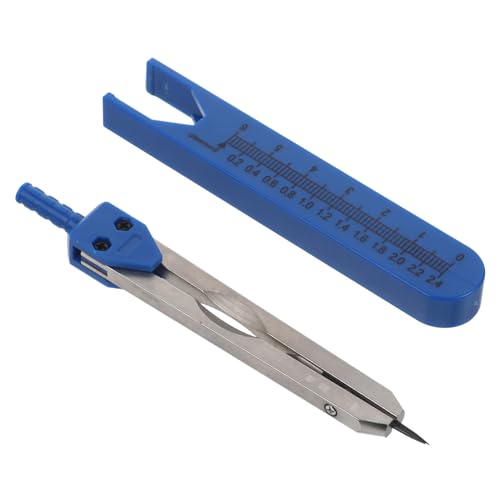 Zerodeko Electrocardiogram Divider Caliper Measuring Tool with Ruler Medical Ekg Calipers for Nurse Doctor Blue Precision Measurement