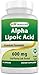 Price comparison product image Best Naturals Alpha Lipoic Acid 600 mg 60 Capsules - ALA Powerful Antioxidant (60 Count (Pack of 1))
