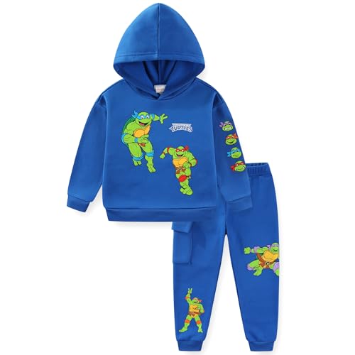 Nickelodeon Teenage Mutant Ninja Turtles Boys Pullover Hoodie and Pants Set for Big Kids