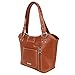 Montana West Tote Bag Tooled Collection Concealed Handgun Handbag Leather Gun Pocket Concealed Carry Purse CW-MWC-G1001-BR