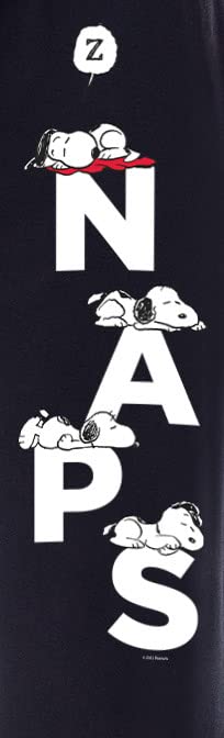 INTIMO Peanuts Mens' Snoopy I Like Naps Character Sleep Pajama Set Shirt Pants3