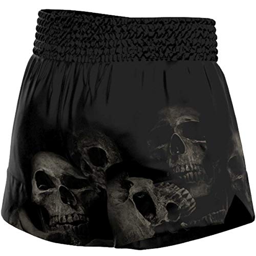 Foto von SMMASH MMA Shorts Herren Kurz Sporthose Thaibox Muay Thai Hose Boxhose Trainingsshorts Atmungsaktiv Elastisch Abriebfest