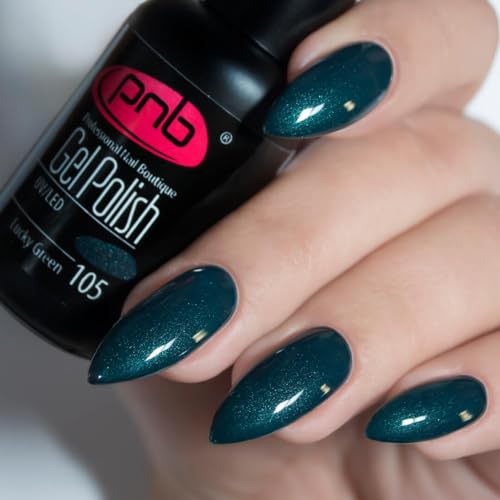 Esmalte de gel para uñas PNB Green 105 miniatura 1