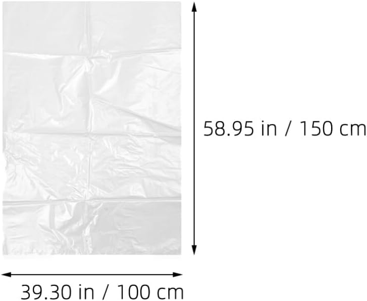 Alipis Large Set 4pcs Pe Plastic Moving Covers for Furniture Wrapping Bag Dustproof Clothes Storage Home Appliance and Luggage