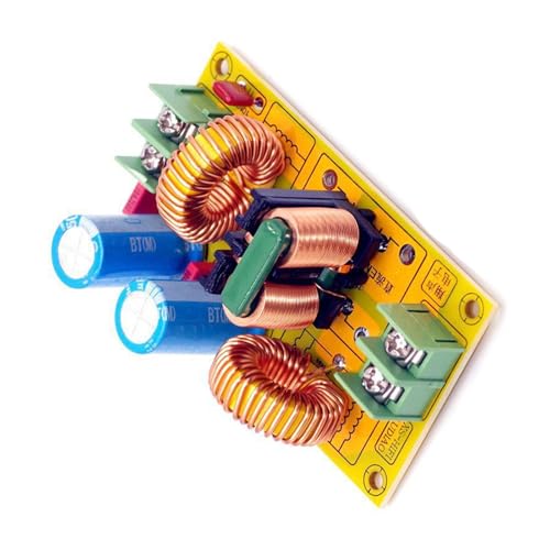 Oxtxuzdm Filter Module Board for DC0-50V Power Supply Noise Filtering