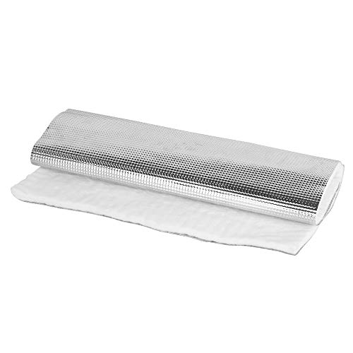 Hiwowsport 21"X24"X1/4'' Reduce Radiant Heat Heatshield Exhaust Pipe Heat Shield Silver #TOP1