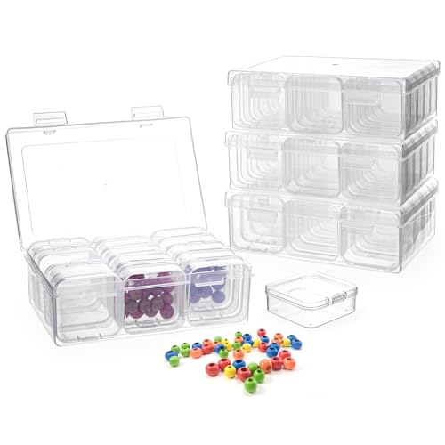 Kingrol OB-415 60 Pieces Plastic Bead Organizers thumb #1