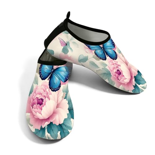 Zapatos acuáticos para mujeres y hombres con suela antideslizante para piscina y surf