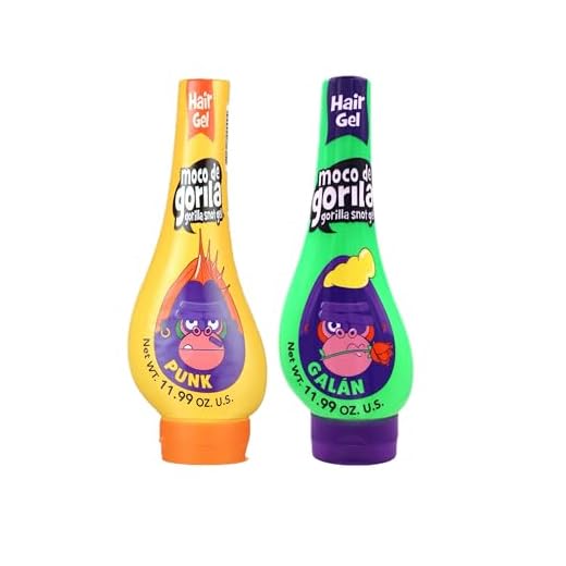 Moco De Gorilla Snot Gel Sport, Green + Punk (Pack of 2) - Hair gel