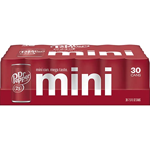 Dr Pepper Soda, 7.5 Fluid Ounce Can (Pack of 30)