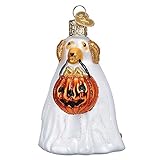 Old World Christmas Trick or Treat Pooch Glass Ornament Free Box 26088