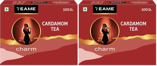 Image of TE-A-ME Cardamom Tea - 100 Tea Bags | Cardamom Tea Bags (Pack of 2)