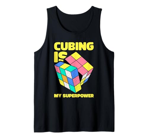 Cubing My Superpower Puzzle Solver Tank Top