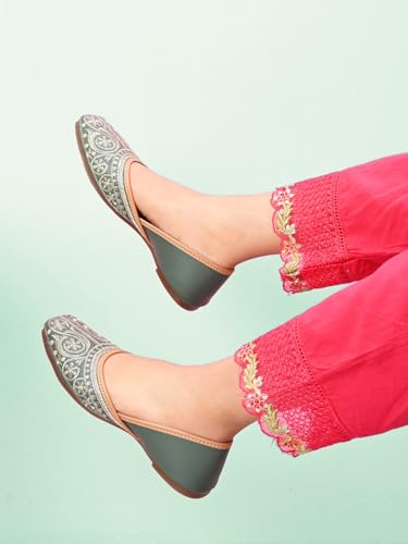 Image of XE Looks Embroidery & Comfortable ethnic& occational jutti for women & Girls