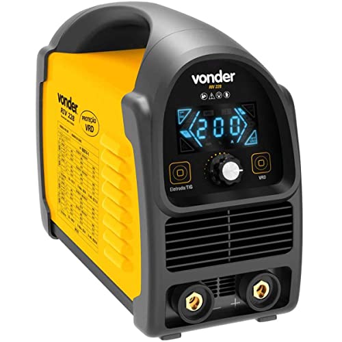 INVERSOR SOLDA COM ELETRODO E TIG COM DISPLAY LED BIVOLT RIV 228 - VONDER