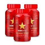 HAIRtamin Vegan Gummy Stars Hair Vitamins | Non-GMO | Natural Biotin Hair Vitamin Gummies to Maintai