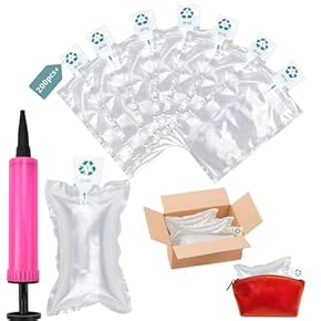 50 Cuscini D'Aria Per Imballaggio - Gonfiabili, Antiurto, Per Spedizioni E Protezione Oggetti Fragili