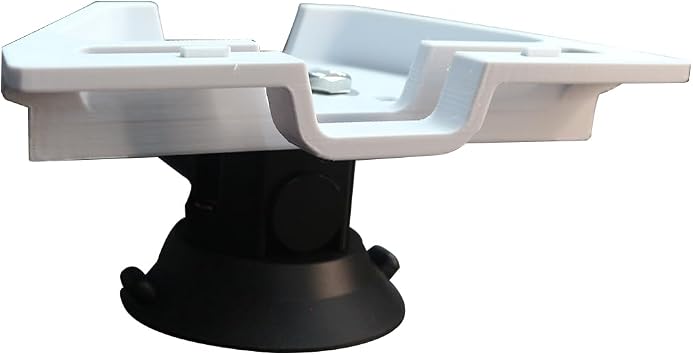 Starlink Mini Mount Pro - 3D Printed Heavy-Duty Bracket with Metal Reinforcement & ASA Eco-Material, 40mm Expandable Suction Mount for Satellite Dish No Drilling Required White