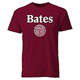 Barnesmith Bates College BAT Bobcats Short-Sleeve T-Shirt, Heritage, Garnet, Large