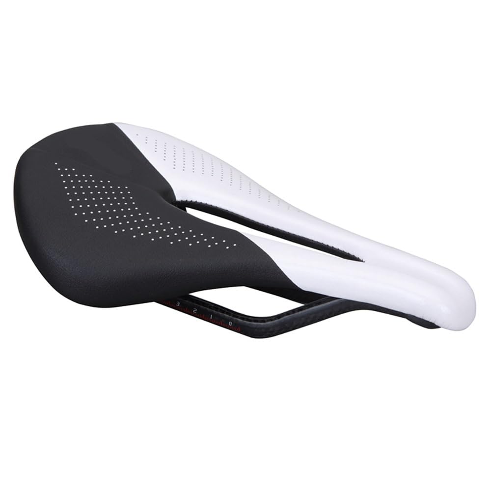 Sillin MTB Sillín de Fibra Carbono Bicicleta Carretera Asiento Ligero Piezas Ciclismo 150-155 g