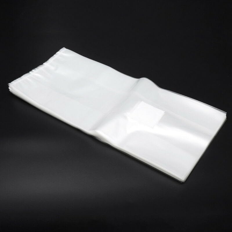 50Pcs Mushroom Grow Bag, 250x500x0.06mm PVC Plant Grow Bag Kit for Mushroom Garden Supplies