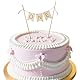 BOHUIZ Cake Topper 1. Geburtstag, Tortendeko 1. Geburtstag  One“ Kuchendeko Holz Kuchendeko 1. Jahrestagsfeier Kuchentopper für Kindergeburtsta
